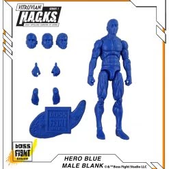 Boss Fight Studio - The Store Blanks & Accessories Vitruvian H.A.C.K.S. Action Figure Blank - Male Body - WHOLESALE