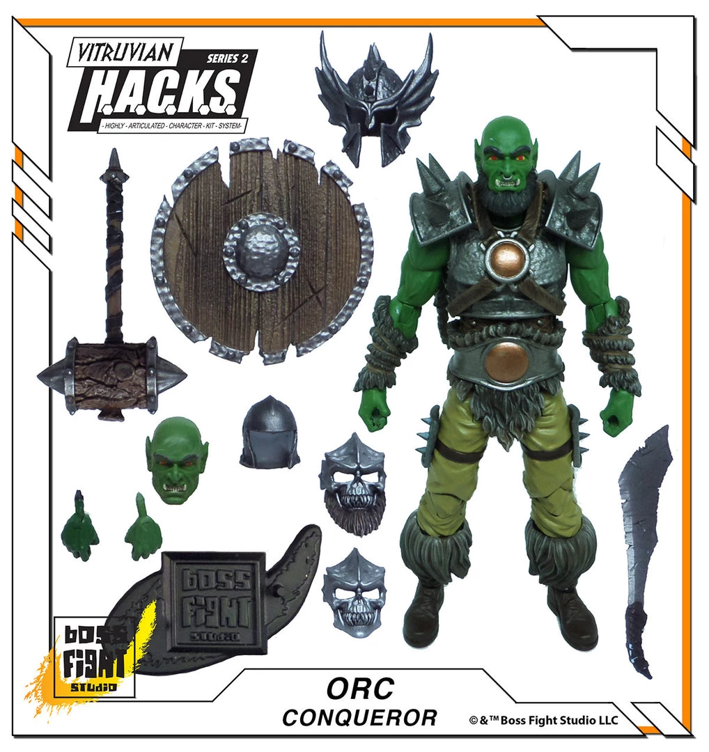 Boss Fight Studio - The Store Vitruvian H.A.C.K.S. Male Orc Conqueror - WHOLESALE WHOLESALERS