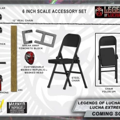 Boss Fight Studio - The Store Legends Of Lucha Libre - Premium Accessory Set - Lucha Extrema -WHOLESALER WHOLESALERS