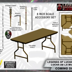 Boss Fight Studio - The Store Legends Of Lucha Libre - Premium Accessory Set - Lucha De La Muerte -WHOLESALER WHOLESALERS