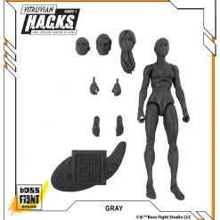 Boss Fight Studio - The Store Blanks & Accessories Vitruvian H.A.C.K.S. Action Figure Blank - Female Body