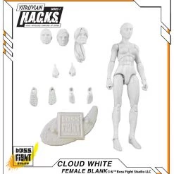 Boss Fight Studio - The Store Blanks & Accessories Vitruvian H.A.C.K.S. Action Figure Blank - Female Body - WHOLESALE