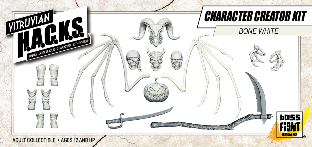Boss Fight Studio - The Store Blanks & Accessories CHARACTER BUILDER KITS