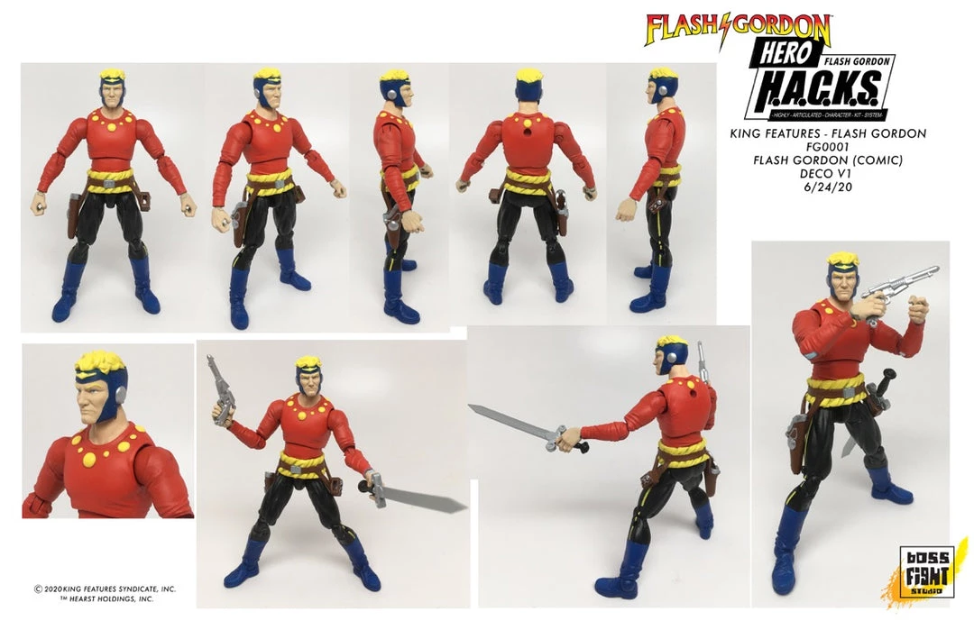 Boss Fight Studio - The Store WHOLESALERS Hero H.A.C.K.S. FLASH GORDON - Comic Flash - Wv1 -WHOLESALE