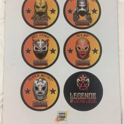 Boss Fight Studio - The Store Legends Of Lucha Libre Mascaras Magnets