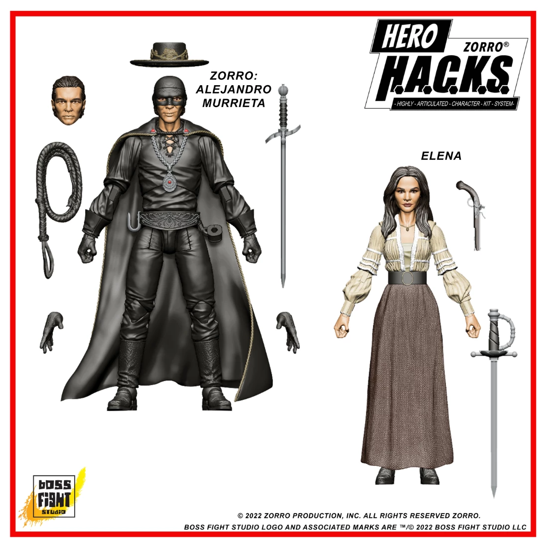 Boss Fight Studio - The Store Hero H.A.C.K.S. Zorro - Elena -WHOLESALE