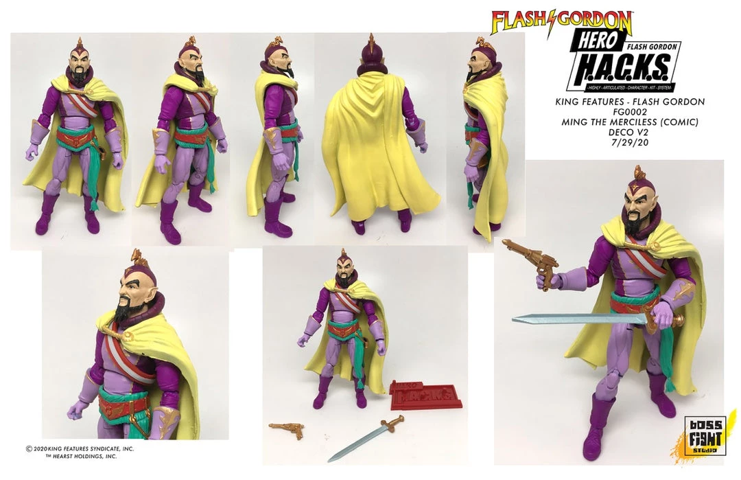 Boss Fight Studio - The Store Hero H.A.C.K.S. FLASH GORDON - Comic Ming The Merciless - Wv1 Hero Hacks