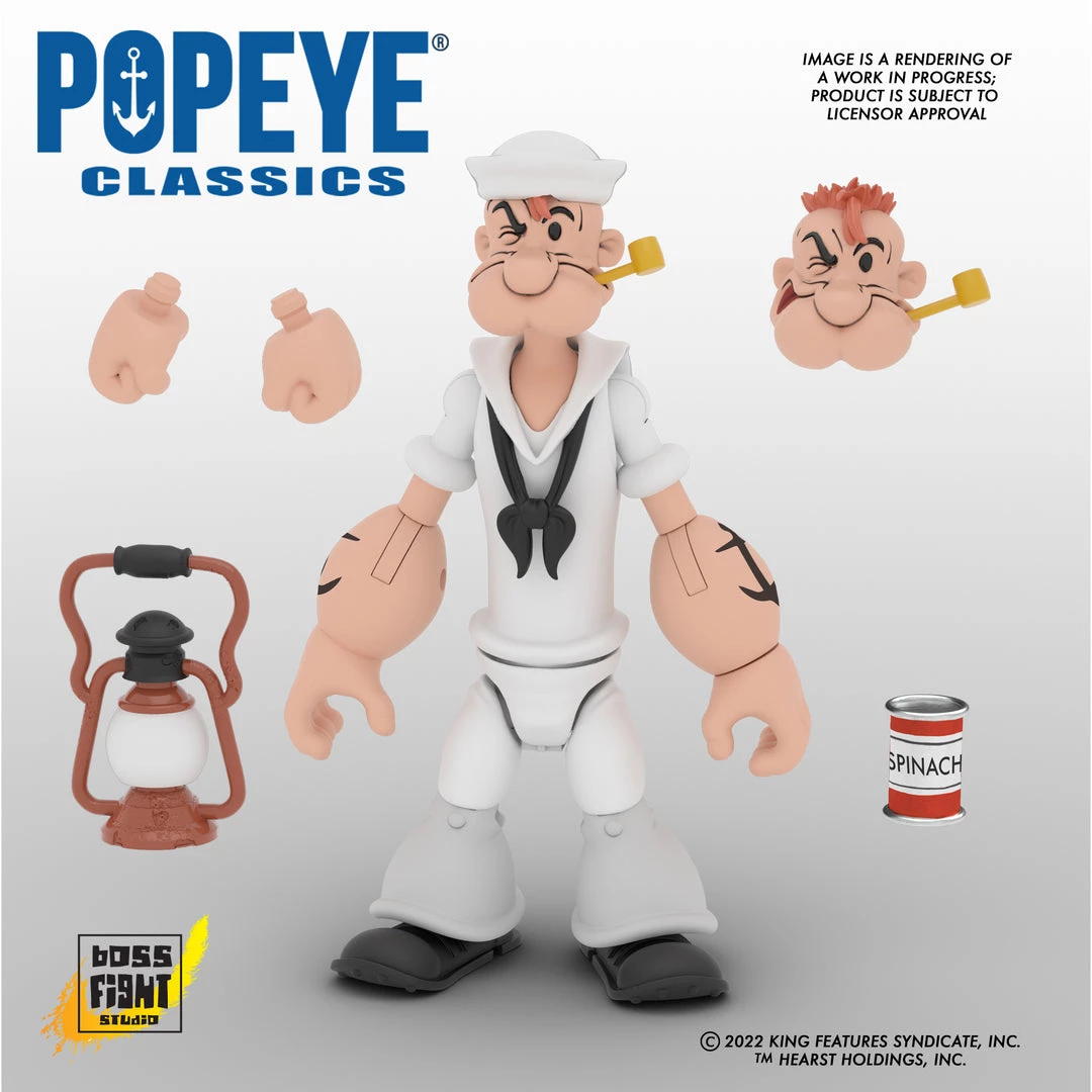 Boss Fight Studio - The Store Popeye Classics - Popeye White Sailor Suit