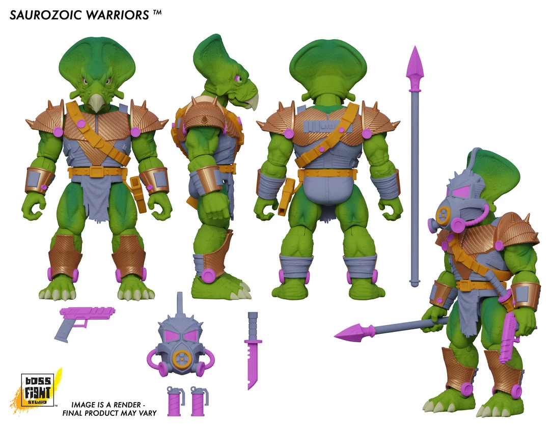 Boss Fight Studio - The Store Saurozoic Warriors: Ceratopsian Guard