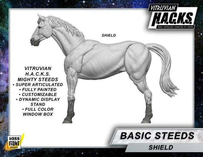 Boss Fight Studio - The Store WHOLESALERS MIGHTY STEEDS - BASIC HORSES - WHOLESALE