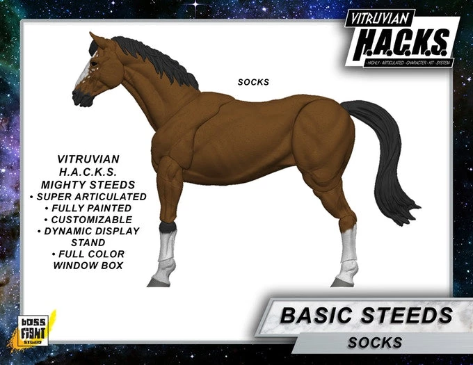 Boss Fight Studio - The Store WHOLESALERS MIGHTY STEEDS - BASIC HORSES - WHOLESALE