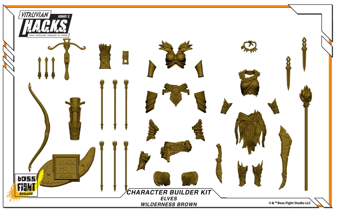 Boss Fight Studio - The Store Blanks & Accessories CHARACTER BUILDER KITS