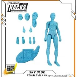 Boss Fight Studio - The Store Blanks & Accessories Vitruvian H.A.C.K.S. Action Figure Blank - Female Body - WHOLESALE