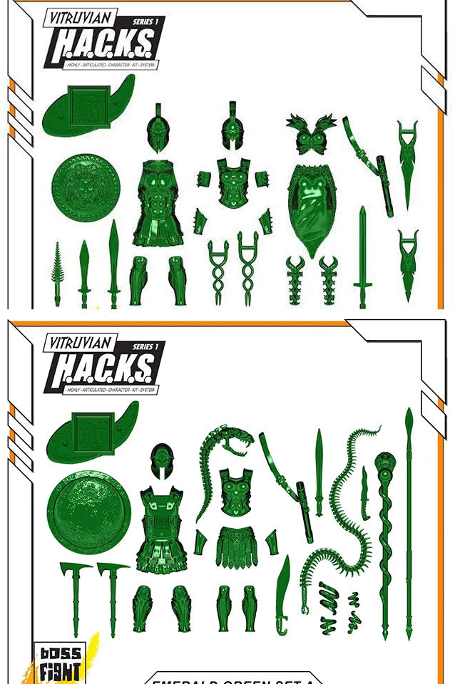Boss Fight Studio - The Store Blanks & Accessories CHARACTER BUILDER KITS