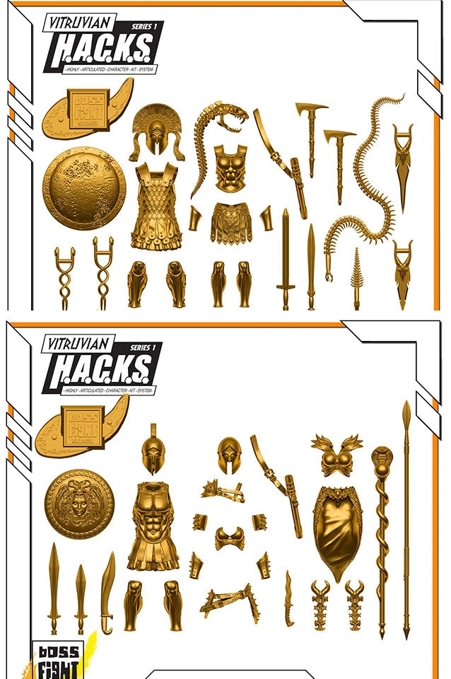 Boss Fight Studio - The Store Blanks & Accessories CHARACTER BUILDER KITS
