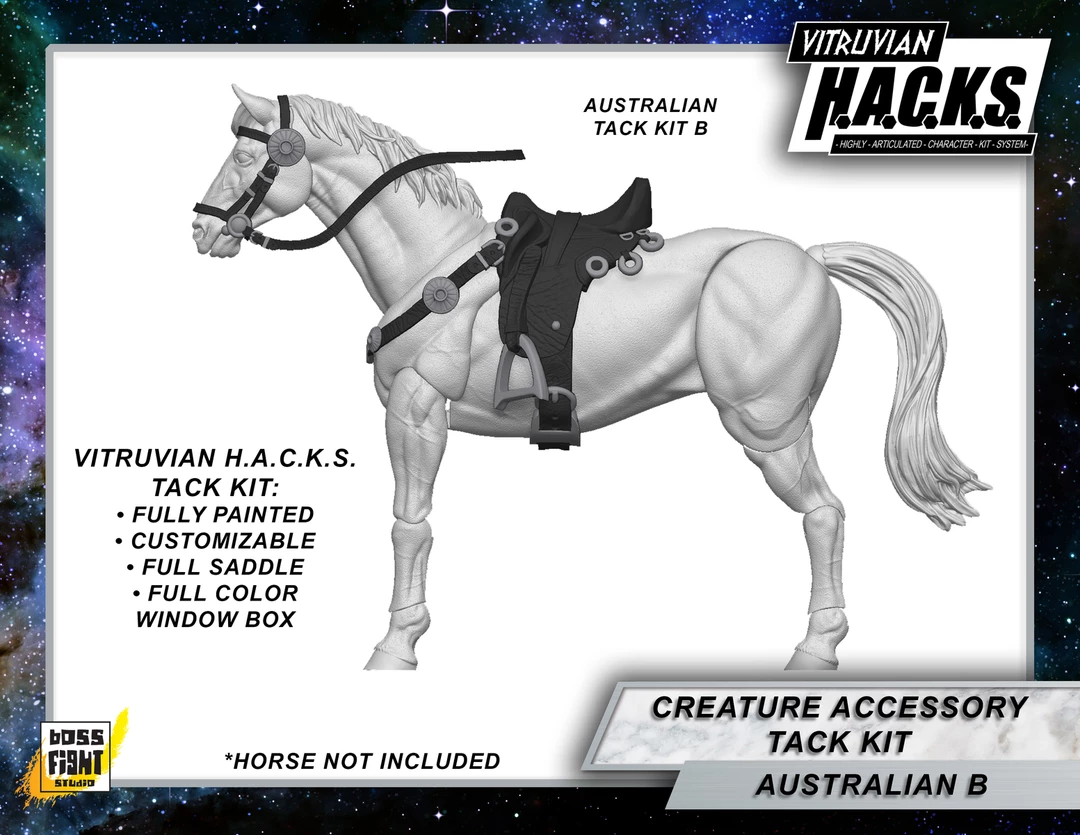 Boss Fight Studio - The Store MIGHTY STEEDS - AUSTRALIAN TACK KIT - WHOLESALE Blanks & Accessories