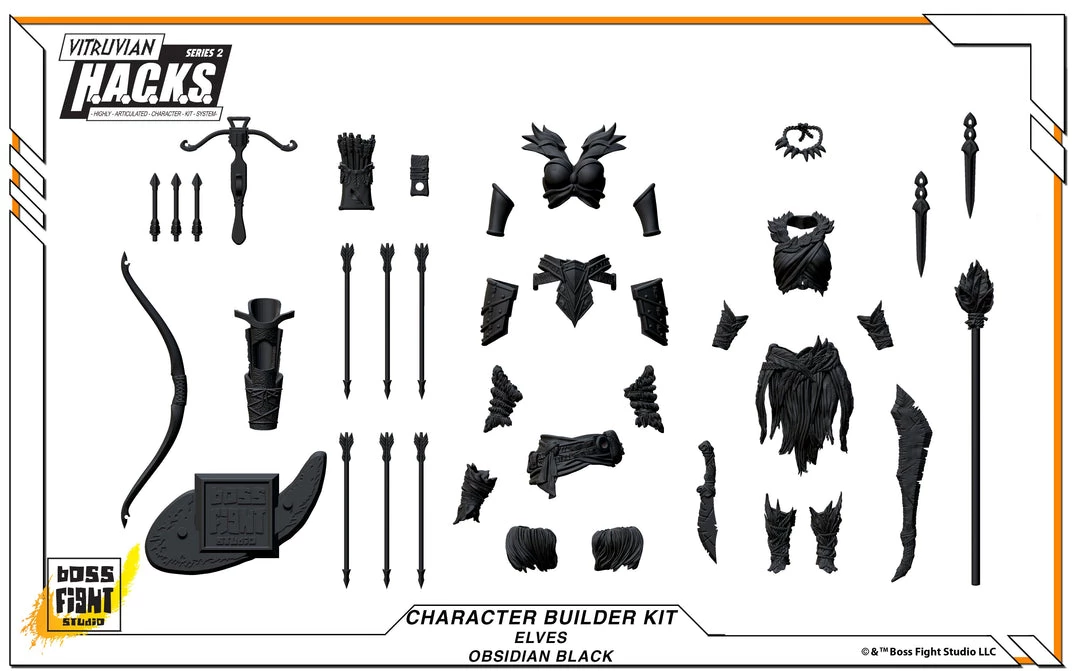Boss Fight Studio - The Store Blanks & Accessories CHARACTER BUILDER KITS