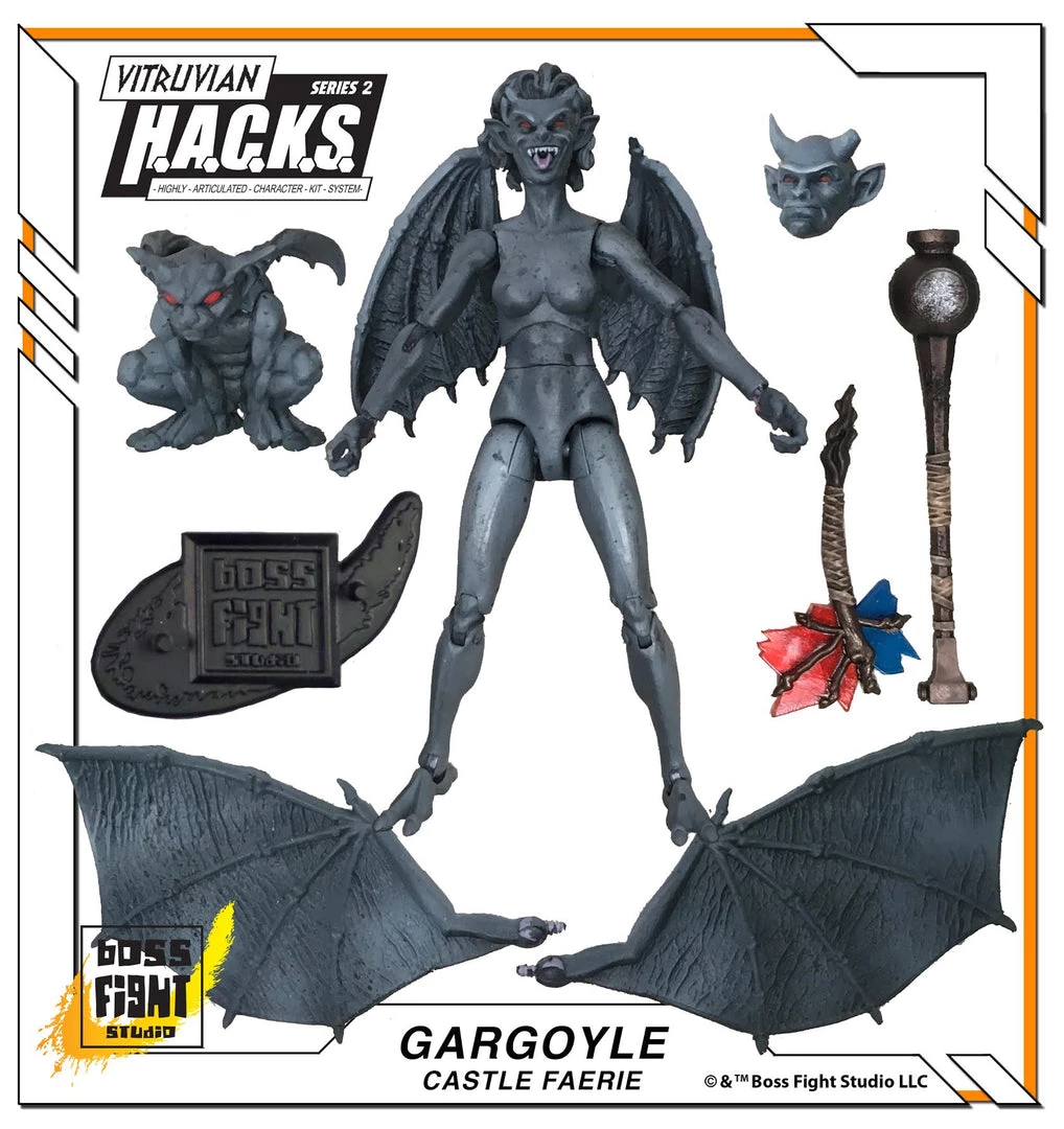 Boss Fight Studio - The Store Vitruvian H.A.C.K.S. Gargoyle - Castle Faerie Vitruvian HACKS