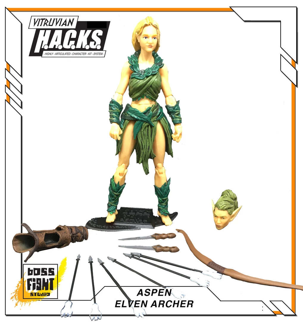Boss Fight Studio - The Store Vitruvian H.A.C.K.S. Aspen - Elven Archer - WHOLESALE